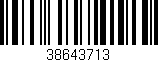Código de barras (EAN, GTIN, SKU, ISBN): '38643713'