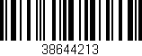 Código de barras (EAN, GTIN, SKU, ISBN): '38644213'