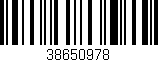 Código de barras (EAN, GTIN, SKU, ISBN): '38650978'