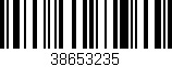 Código de barras (EAN, GTIN, SKU, ISBN): '38653235'
