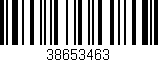 Código de barras (EAN, GTIN, SKU, ISBN): '38653463'