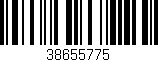 Código de barras (EAN, GTIN, SKU, ISBN): '38655775'