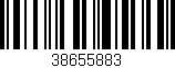 Código de barras (EAN, GTIN, SKU, ISBN): '38655883'