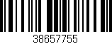 Código de barras (EAN, GTIN, SKU, ISBN): '38657755'