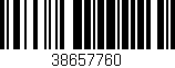 Código de barras (EAN, GTIN, SKU, ISBN): '38657760'