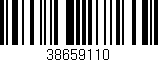 Código de barras (EAN, GTIN, SKU, ISBN): '38659110'