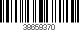 Código de barras (EAN, GTIN, SKU, ISBN): '38659370'