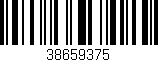 Código de barras (EAN, GTIN, SKU, ISBN): '38659375'