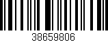 Código de barras (EAN, GTIN, SKU, ISBN): '38659806'