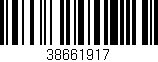 Código de barras (EAN, GTIN, SKU, ISBN): '38661917'