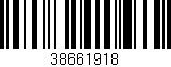 Código de barras (EAN, GTIN, SKU, ISBN): '38661918'