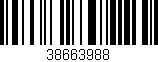 Código de barras (EAN, GTIN, SKU, ISBN): '38663988'