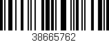 Código de barras (EAN, GTIN, SKU, ISBN): '38665762'