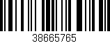 Código de barras (EAN, GTIN, SKU, ISBN): '38665765'