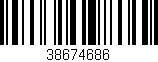 Código de barras (EAN, GTIN, SKU, ISBN): '38674686'