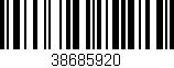 Código de barras (EAN, GTIN, SKU, ISBN): '38685920'