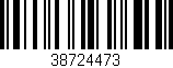 Código de barras (EAN, GTIN, SKU, ISBN): '38724473'