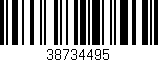 Código de barras (EAN, GTIN, SKU, ISBN): '38734495'