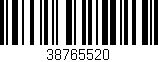 Código de barras (EAN, GTIN, SKU, ISBN): '38765520'
