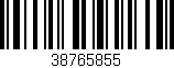 Código de barras (EAN, GTIN, SKU, ISBN): '38765855'