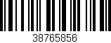 Código de barras (EAN, GTIN, SKU, ISBN): '38765856'