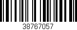 Código de barras (EAN, GTIN, SKU, ISBN): '38767057'