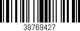 Código de barras (EAN, GTIN, SKU, ISBN): '38769427'