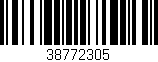 Código de barras (EAN, GTIN, SKU, ISBN): '38772305'