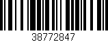 Código de barras (EAN, GTIN, SKU, ISBN): '38772847'