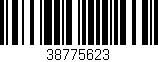 Código de barras (EAN, GTIN, SKU, ISBN): '38775623'