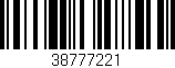 Código de barras (EAN, GTIN, SKU, ISBN): '38777221'