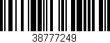Código de barras (EAN, GTIN, SKU, ISBN): '38777249'