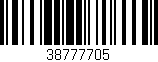 Código de barras (EAN, GTIN, SKU, ISBN): '38777705'