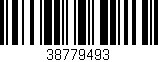 Código de barras (EAN, GTIN, SKU, ISBN): '38779493'