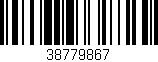 Código de barras (EAN, GTIN, SKU, ISBN): '38779867'
