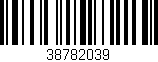 Código de barras (EAN, GTIN, SKU, ISBN): '38782039'