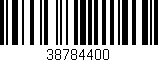 Código de barras (EAN, GTIN, SKU, ISBN): '38784400'