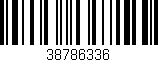 Código de barras (EAN, GTIN, SKU, ISBN): '38786336'