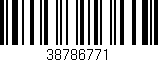 Código de barras (EAN, GTIN, SKU, ISBN): '38786771'