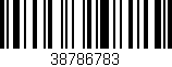 Código de barras (EAN, GTIN, SKU, ISBN): '38786783'