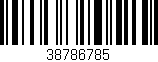 Código de barras (EAN, GTIN, SKU, ISBN): '38786785'