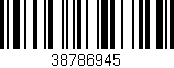 Código de barras (EAN, GTIN, SKU, ISBN): '38786945'