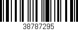 Código de barras (EAN, GTIN, SKU, ISBN): '38787295'