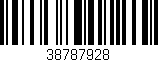 Código de barras (EAN, GTIN, SKU, ISBN): '38787928'