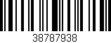Código de barras (EAN, GTIN, SKU, ISBN): '38787938'