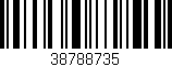 Código de barras (EAN, GTIN, SKU, ISBN): '38788735'