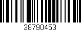 Código de barras (EAN, GTIN, SKU, ISBN): '38790453'