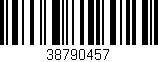 Código de barras (EAN, GTIN, SKU, ISBN): '38790457'