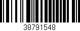 Código de barras (EAN, GTIN, SKU, ISBN): '38791548'