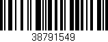 Código de barras (EAN, GTIN, SKU, ISBN): '38791549'